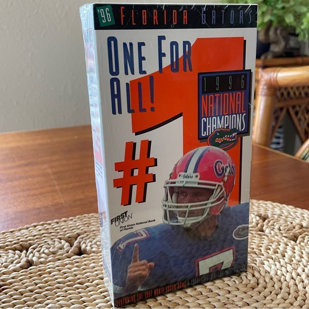 One For All! 1996 National Champion Gators Football VHS Tape Brand New Sealed
